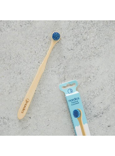 Bamboo keele puhastaja blue